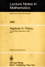 ALGEBRAIC K-THEORY  PART 1