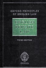 ENGLISH PRIVATE LAW  THIRD EDITION(1-1434)