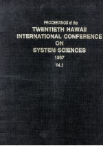 PROCEEDINGS OF THE TWENTIETH HAWALL INTERNATIONAL CONFERENCE ON SYSTEM SCIENCES 1987 VOLUME II