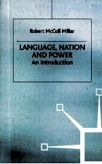 LANGUAGE NATION AND POWER AN INTRODUCTION