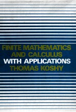 FINITE MATHEMATICS AND CALCULUS WITH APPLICATIONS