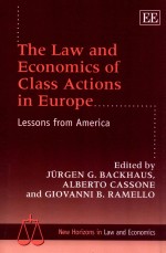 THE LAW AND ECONOMICS OF CLASS ACTIONS IN EUROPE  LESSONS FROM AMERICA