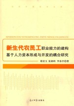 新生代农民工职业能力的建构基于人力资本形成与开发的耦合研究