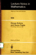 GROUP ACTIONS AND VECTOR FIELDS