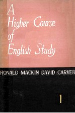 a higher course of english stuby ronald mackin david carver1