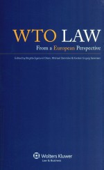 WTO LAW  FROM A EUROPEAN PERSPECTIVE