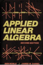 APPLIED LINEAR ALGEBRA  SECOND EDITION