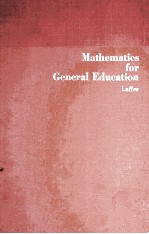 MATHEMATICS FOR GENERAL EDUCATION