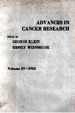 ADVANCES IN CANCER RESEARCH COLUME 39-1983