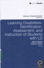 ADVANCES IN SPECIAL EDUCATION VOLUME 24 LEARNING DISABILITIES: IDENTIFICATION