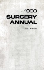 SURGERY ANNUAL VOLUME22 1990