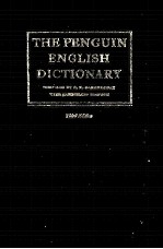 THE PENGUIN ENGLISH DICTIONARY THIRD EDITION