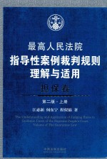 最高人民法院指导性案例裁判规则理解与适用  担保卷  上  第2版