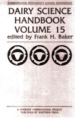 DAIRY SCIENCE HANDBOOK VOLUME 15