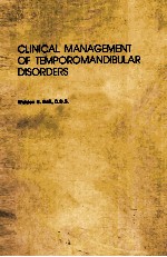 Clinical management of temporomandibular disorders