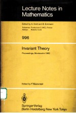 INVARIANT THEORY