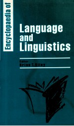 ENCYCLOPAEDIA OF LANGUAGE AND LINGUISTICS VOLUME TWO APPLIED LINGUISTICS