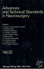 Advances and technical standards in neurosurgery; volume 22