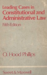 LEADING CASES IN CONSTITUTIONAL AND ADMINISTRATIVE LAW  FIFTH EDITION