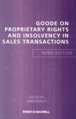 COODE ON PROPRIETARY RIGHTS AND INSOLVENCY IN SALES TRANSACTIONS  THIRD EDITION