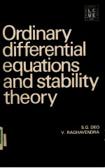 ORDINARY DIFFERENTIAL EQUATIONS AND STABILITY THEORY