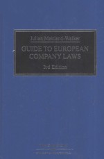 GUIDE TO EUROPEAN COMPANY LAWS  THIRD EDITION