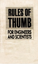 RULES OF THUMB FOR ENGINEERS AND SCIENTISTS