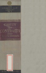 CHITTY ON CONTRACTS  TWENTY-FOURTH EDITION  VOLUME II