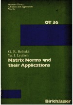 MATRIX NORMS AND THEIR APPLICATIONS