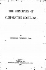 THE PRINCIPLES OF COMPARATIVE SOCIOLOGY