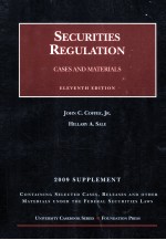 SECURITIES REGULATION  CASES AND MATERIALS  2009 SUPPLEMENT  ELEVENTH EDITION