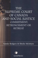 THE SUPREME COURT OF CANADA AND SOCIAL JUSTICE  COMMITMENT