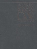 CONTEMPORARY CANADIAN BUSINESS LAW  PRINCIPLES AND CASES