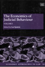 THE ECONOMICS OF JUDICIAL BEHAVIOUR  VOLUME I