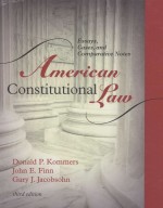 AMERICAN CONSTITUTIONAL LAW  ESSAYS