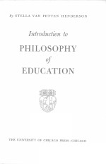 INTRODUCTION TO PHILOSOPHY OF EDUCATION