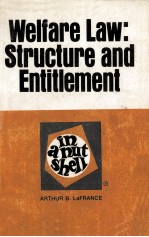 WELFARE LAW: STRUCTURE AND ENTITLEMENT  IN A NUTSHELL