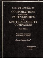 CASES AND MATERIALS ON CORPORATIONS INCLUDING PARTNERSHIPS AND LIMITED LIABILITY COMPANIES NINTH EDI