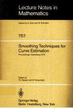 SMOOTHING TECHNIQUES FOR CURVE ESTIMATION