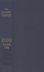 THE ALL ENGLAND LAW REPORTS 2000  EUROPEAN CASES