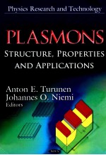 PHYSICS RESEARCH AND TECHNOLOGY  PLASMONS STRUCTURE