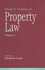 MODERN STUDIES IN PROPERTY LAW  VOLUME II PROPERTY 2002