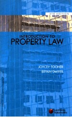 INTRODUCTION TO PROPERTY LAW  5TH EDITION