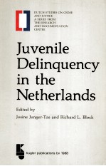 JUVENILE DELINQUENCY IN THE NETHERLANDS