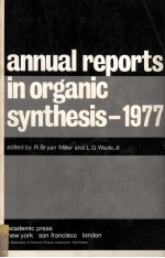 ANNUAL REPORTS IN ORGANIC SYNTHESIS-1977