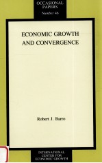 Economic growth and convergence