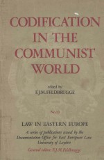 CODIFICATION IN THE COMMUNIST WORLD