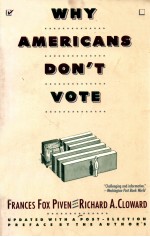 WHY AMERICANS DON'T VOTE