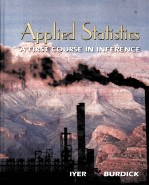 APPLIED STATISTICS:A FIRST COURSE IN INFERENCE