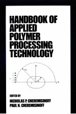 Handbook oif applide polymer processing thechnology